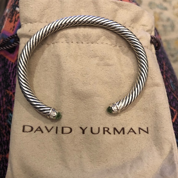 David Yurman Jewelry - David Yurman Authentic 5mm Silver Prasiolite